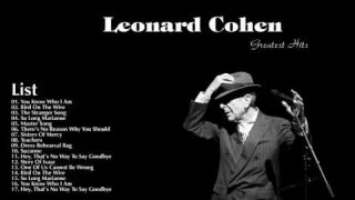 Leonard Cohen Greatest hits full album 2016